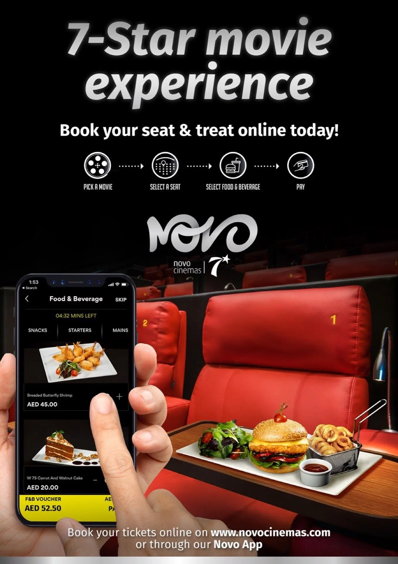 Novo 7-Star Seat Booking Process